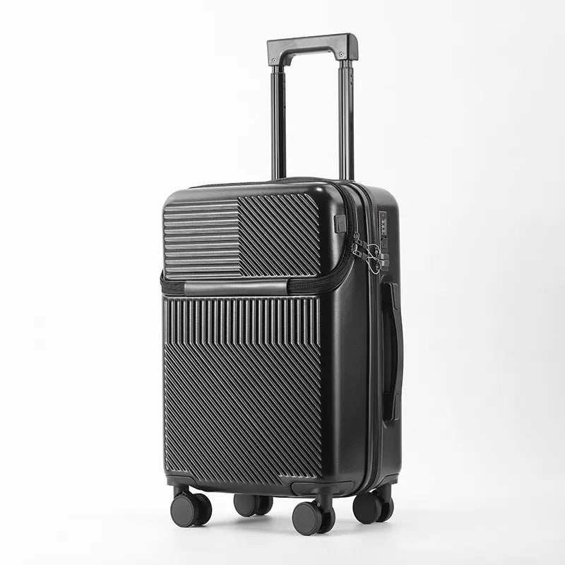 US Multi-functional Front Fastening Luggage Large Capacity